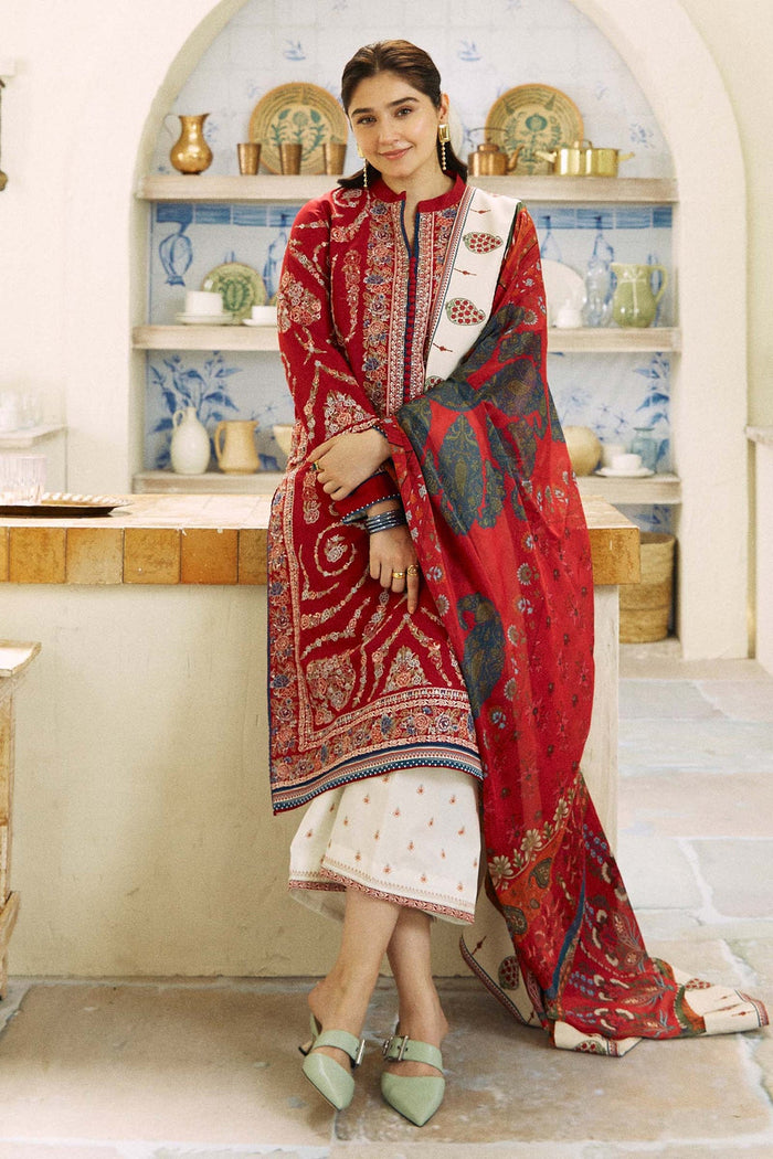 Coco  Unstitched 3 Piece Embroidered Lawn Suit