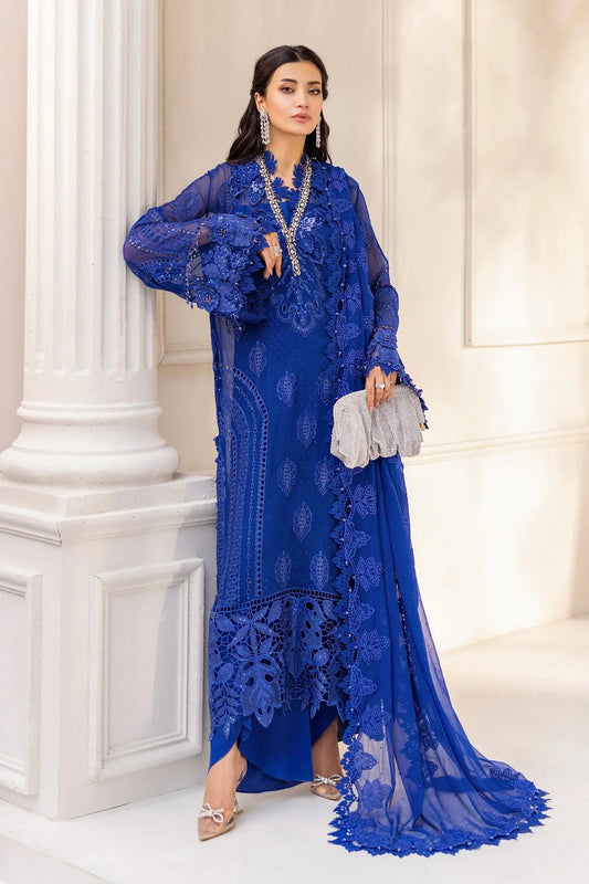 Regal Grace – Hand-Embellished Chiffon 3-Piece